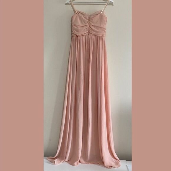 Lulus | Moonlight Serenade Peach Strapless Maxi DressNWT Size XL - Picture 9 of 13
